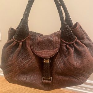 Fendi Hobo Large Spy Woven Handle